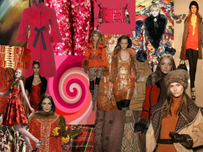 Picture of Red Rusts Mood Board Fashion Colours Fall 2006