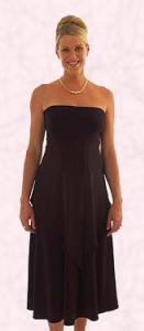 Wardrobe & Image Planning for Clothes -The 6 Way Dress Bandeau Style.