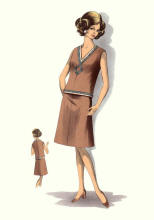 Brown suit C20th Fashion History c1964 - 1967