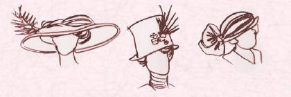 Pictures of Edwardian Hat Styles Fashion history.