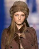 Mink trimmed woollen hat - Blumarine