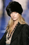 Blumarine mink hat