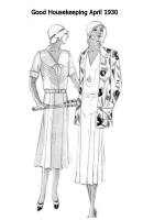 April 1930 - Good Housekeeping Fashion Images - Tennis Wear