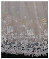 Edwardian Mixed Lace Gown Hemline Detail