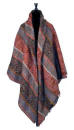 Vintage Shawl with pattern stripes from contentmentfarm.com