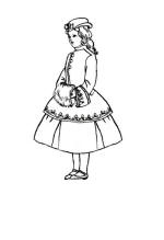 Girl in costume 1865