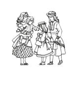 Girls in costume 1870