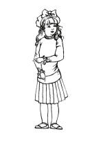 1880 Girl in dress colourung in picture.