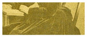Waistline area of an old Mid Victorian photograph of Charlotte Emma Pitman.