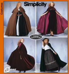Simplicity Pattern 5794 -  Lavish Capes and Cloaks