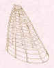 Picture of a crinoline sloping to the back 1867.