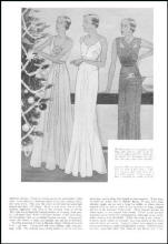 Evening wear from Good Housekeeping December 1932 fashion