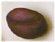 Coloured marzipan plum fruit.