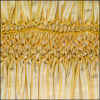 Picture of gold smocking.
