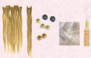 Clipin extensions, mini links, shrinkies and needle tool.