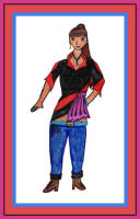 Fashion Drawing by Yvonne Tan