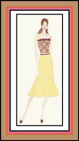 Fashion Drawing by Ishleen Sawhney of Delhi