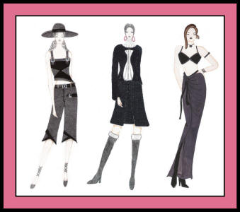 Fashion Drawing by Ishleen Sawhney of Delhi