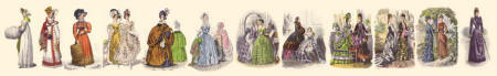 Women's Fashions and Fashion Plates 1800 - 1900. SAcroll further to see individual thumbnails. Each image enlarges to A4 size.