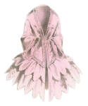 Fashion plate picture of a Victorian mantelet