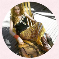 Miss Selfridge folkloric look and crochet and crafts, influenced by East European cultures.