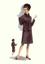 C20th Fashion History Image - Suit c1964 - 1967
