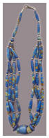 Blue ethnic inspired necklace from crafts international of India
