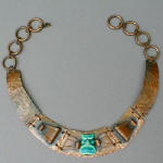 Fashion-era picture of copper costume jewellery pieces from Glitterbug