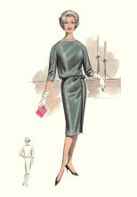 Straight Belted Dress of 1960 -1963