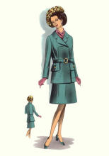 C20th Fashion History Image - Suit c1964 - 1967