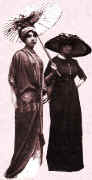 Picture of a two Poiret models.&nbsp;Orientalism in Fashion history.