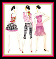 Hot pants and cropped pants fashion designs. Fashion Gallery 23 Rallitza