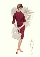 Over Blouse Two Piece Suit c1961-1965