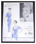 Vintage 1950s dress pattern