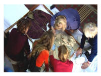  Shakespeare�s Globe Staff Working with Doublets.
