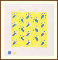 Fashion drawing of fashion textile print by Vaishali Gandhi of India