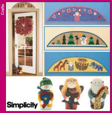 Simplicity Pattern 4423 Xmas Decor in the Home