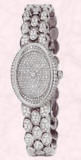 Bulgari Ovale diamond watch