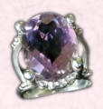 This beautiful amethyst ring is a Saretta bespoke one-of-a-kind design.