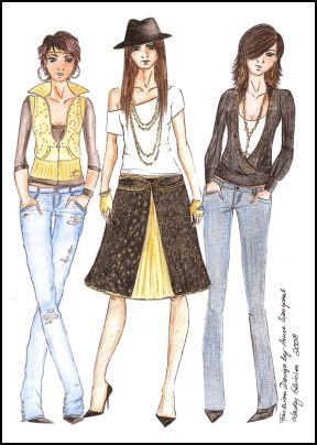  Fashion Drawings by Anne Westphal - Gallery 28