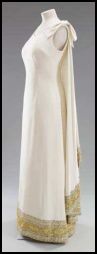 1967 - Malta dress worn by The Queen on her visit.
