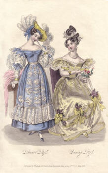 Hand Coloured Engraving 1831 La Belle Assemblée