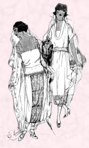 1920 Wedding sketches
