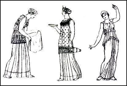 Greek Dress - Grecian Ladies