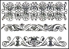 Ancient Greek Scroll Patterns