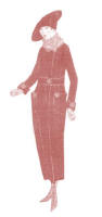 Narrower Coat Fashion Line of 1918 