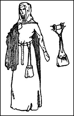 COSTUME HISTORY 1199 WOMAN DRAWING