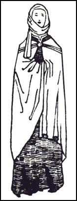 Woman in Fastened Cloak c1100