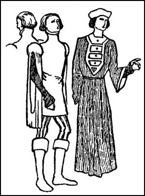 Mid 15th Century Male Dress - Medieval Costumes 