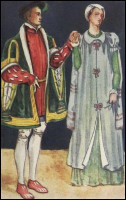 A MAN AND WOMAN OF THE TIME OF EDWARD VI - 1547-1553